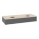 V&B Waschtischunterschrank ohne Frontstruktur, mit Beleuchtung Antao 120x19x50cm, WBP botti., Anthrac. m Lac-3