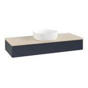 V&B Waschtischunterschrank ohne Frontstruktur, mit Beleuchtung Antao 120x19x50cm, WBP botti., md bl. m Lac