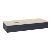 V&B Waschtischunterschrank ohne Frontstruktur, mit Beleuchtung Antao 120x19x50cm, WBP botti., md bl. m Lac