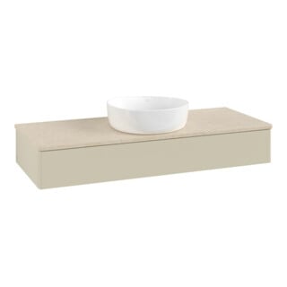 V&B Waschtischunterschrank ohne Frontstruktur, mit Beleuchtung Antao 120x19x50cm, WBP botti., si Gr m Lac
