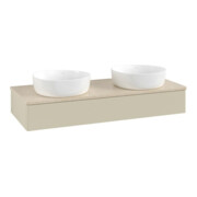 V&B Waschtischunterschrank ohne Frontstruktur, mit Beleuchtung Antao 120x19x50cm, WBP botti., si Gr m Lac
