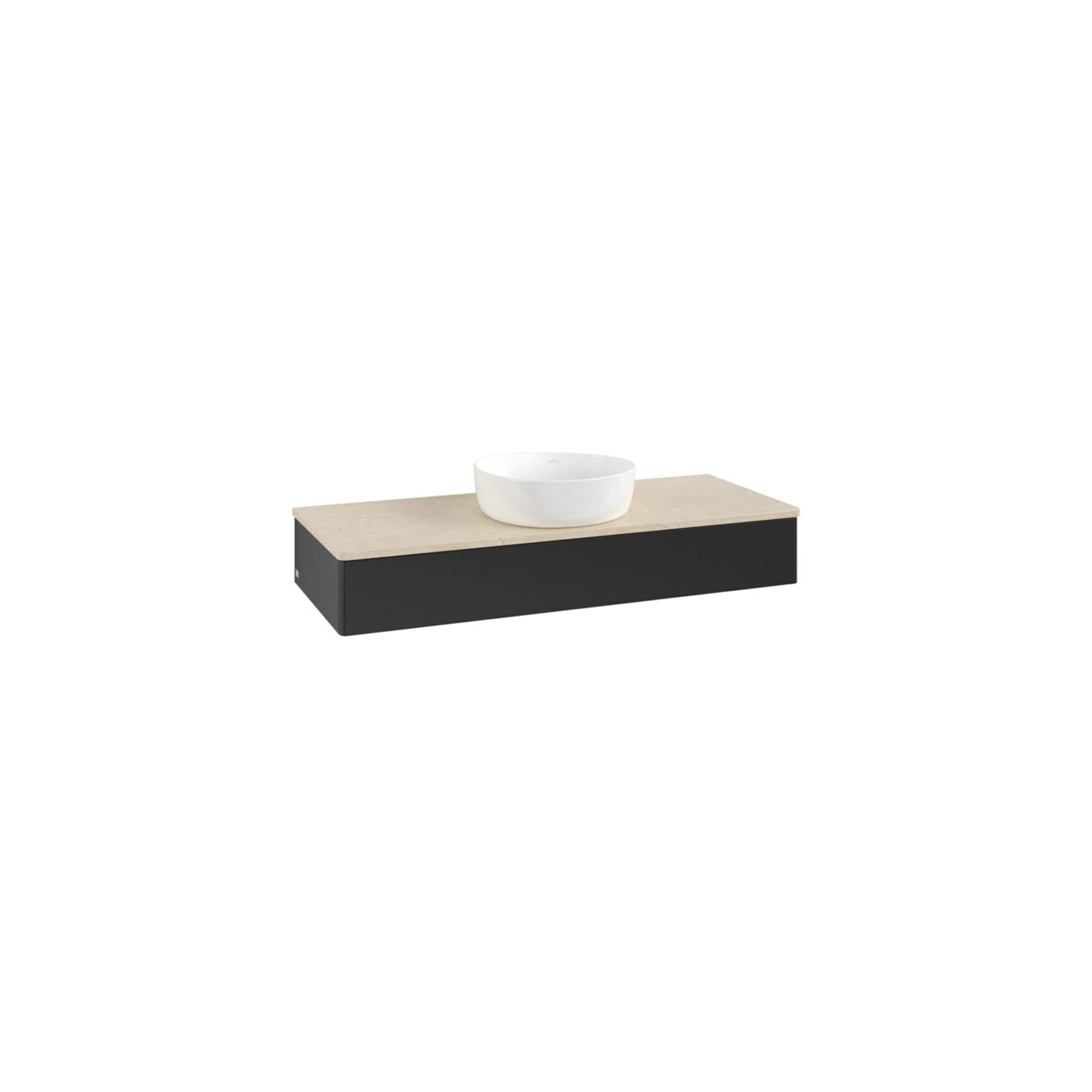 V&B Waschtischunterschrank ohne Frontstruktur, mit Beleuchtung Antao 120x19x50cm, WBP-farbe botti., bla m Lac ; Villeroy & Boch