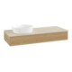V&B Waschtischunterschrank ohne Frontstruktur, mit Beleuchtung Antao 120x19x50cm, WBP-farbe botti., honey oak-3