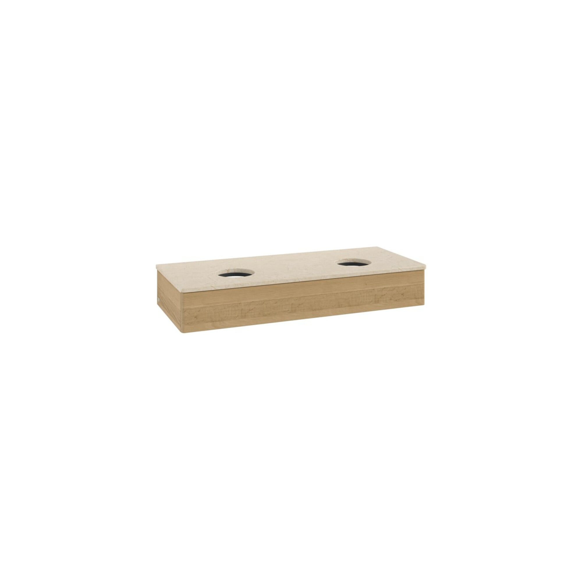 V&B Waschtischunterschrank ohne Frontstruktur, mit Beleuchtung Antao 120x19x50cm, WBP-farbe botti., honey oak ; Villeroy & Boch