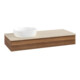 V&B Waschtischunterschrank ohne Frontstruktur, mit Beleuchtung Antao 120x19x50cm, WBP-farbe botti., w. walnut-1
