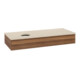 V&B Waschtischunterschrank ohne Frontstruktur, mit Beleuchtung Antao 120x19x50cm, WBP-farbe botti., w. walnut-3