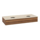 V&B Waschtischunterschrank ohne Frontstruktur, mit Beleuchtung Antao 120x19x50cm, WBP-farbe botti., w. walnut-3