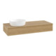 V&B Waschtischunterschrank ohne Frontstruktur, mit Beleuchtung Antao 120x19x50cm, WBP-farbe hon. Oa, hon. oak-1