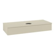 V&B Waschtischunterschrank ohne Frontstruktur, mit Beleuchtung Antao 120x19x50cm, WBP-farbe Lac, si Gr m Lac-3