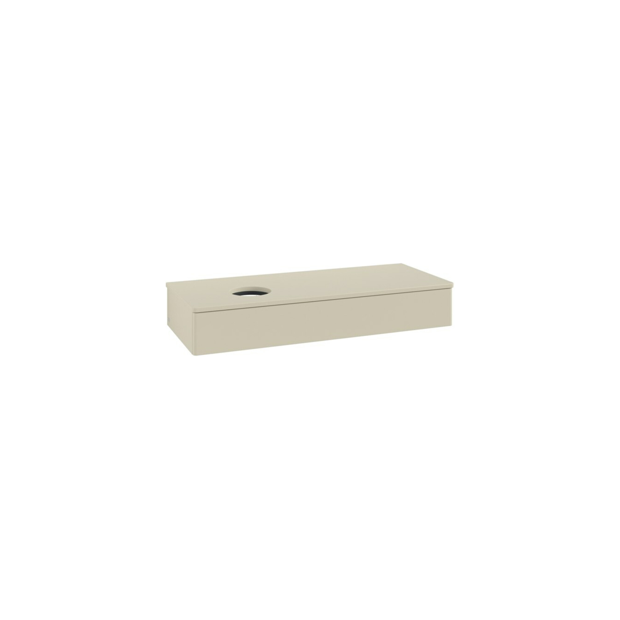 V&B Waschtischunterschrank ohne Frontstruktur, mit Beleuchtung Antao 120x19x50cm, WBP-farbe Lac, si Gr m Lac ; Villeroy & Boch