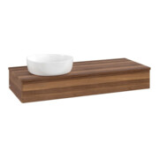 V&B Waschtischunterschrank ohne Frontstruktur, mit Beleuchtung Antao 120x19x50cm, WBP-farbe w. wal, w. walnut-3