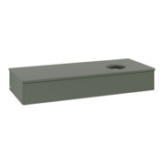 V&B Waschtischunterschrank ohne Frontstruktur, mit Beleuchtung Antao 120x19x50cm, WBP Lac, lea gre. m Lac