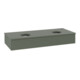 V&B Waschtischunterschrank ohne Frontstruktur, mit Beleuchtung Antao 120x19x50cm, WBP Lac, lea gre. m Lac-1
