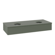 V&B Waschtischunterschrank ohne Frontstruktur, mit Beleuchtung Antao 120x19x50cm, WBP Lac, lea gre. m Lac