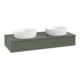 V&B Waschtischunterschrank ohne Frontstruktur, mit Beleuchtung Antao 120x19x50cm, WBP Lac, lea gre. m Lac-3