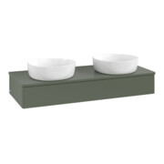 V&B Waschtischunterschrank ohne Frontstruktur, mit Beleuchtung Antao 120x19x50cm, WBP Lac, lea gre. m Lac-3