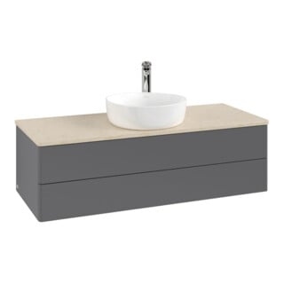 V&B Waschtischunterschrank ohne Frontstruktur, mit Beleuchtung Antao 120x36x50cm, HL, WBP botti., A m Lac