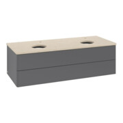 V&B Waschtischunterschrank ohne Frontstruktur, mit Beleuchtung Antao 120x36x50cm, HL, WBP botti., A m Lac