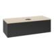 V&B Waschtischunterschrank ohne Frontstruktur, mit Beleuchtung Antao 120x36x50cm, HL, WBP botti., bla m Lac-3