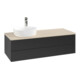 V&B Waschtischunterschrank ohne Frontstruktur, mit Beleuchtung Antao 120x36x50cm, HL, WBP botti., bla m Lac-4