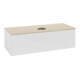 V&B Waschtischunterschrank ohne Frontstruktur, mit Beleuchtung Antao 120x36x50cm, HL, WBP botti., glo wh. Lac-1