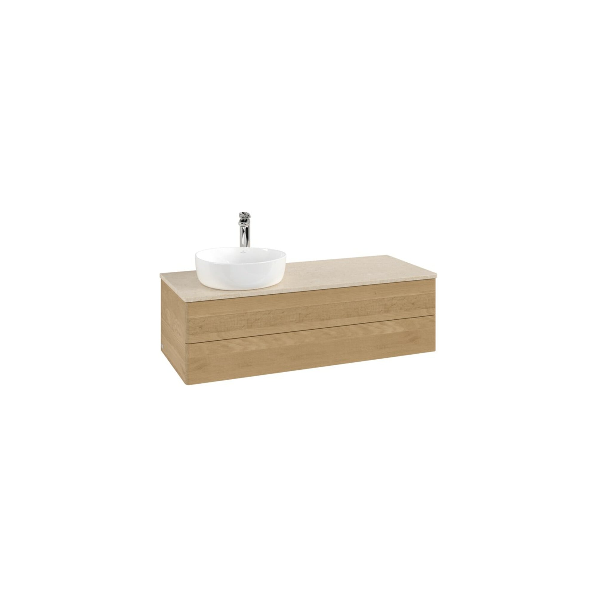 V&B Waschtischunterschrank ohne Frontstruktur, mit Beleuchtung Antao 120x36x50cm, HL, WBP botti., hon. Oa ; Villeroy & Boch
