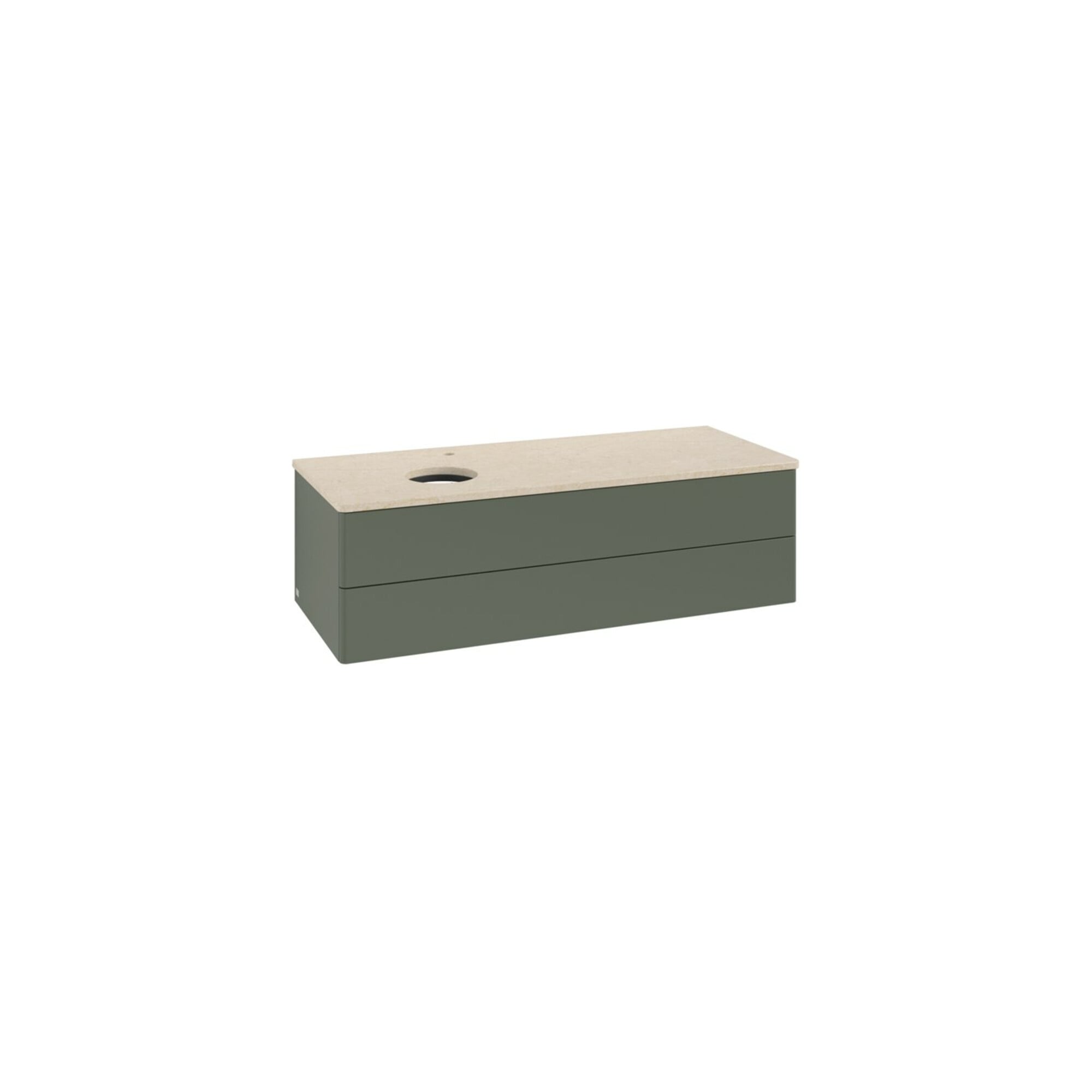 V&B Waschtischunterschrank ohne Frontstruktur, mit Beleuchtung Antao 120x36x50cm, HL, WBP botti., le g. m Lac ; Villeroy & Boch