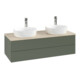 V&B Waschtischunterschrank ohne Frontstruktur, mit Beleuchtung Antao 120x36x50cm, HL, WBP botti., le g. m Lac-1