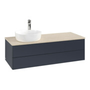 V&B Waschtischunterschrank ohne Frontstruktur, mit Beleuchtung Antao 120x36x50cm, HL, WBP botti., md b m Lac