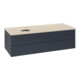 V&B Waschtischunterschrank ohne Frontstruktur, mit Beleuchtung Antao 120x36x50cm, HL, WBP botti., md b m Lac-3