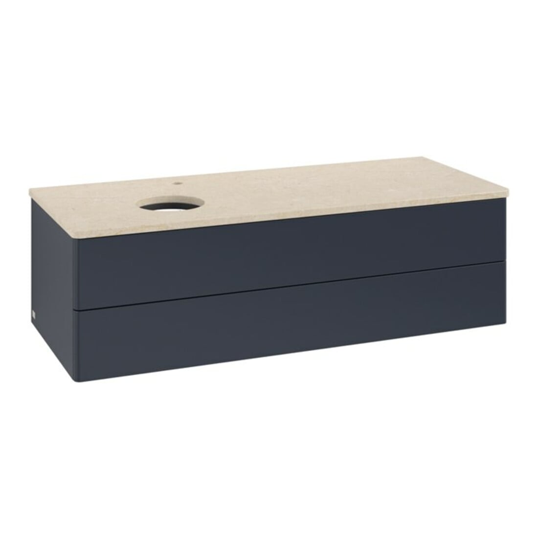 V&B Waschtischunterschrank ohne Frontstruktur, mit Beleuchtung Antao 120x36x50cm, HL, WBP botti., md b m Lac
