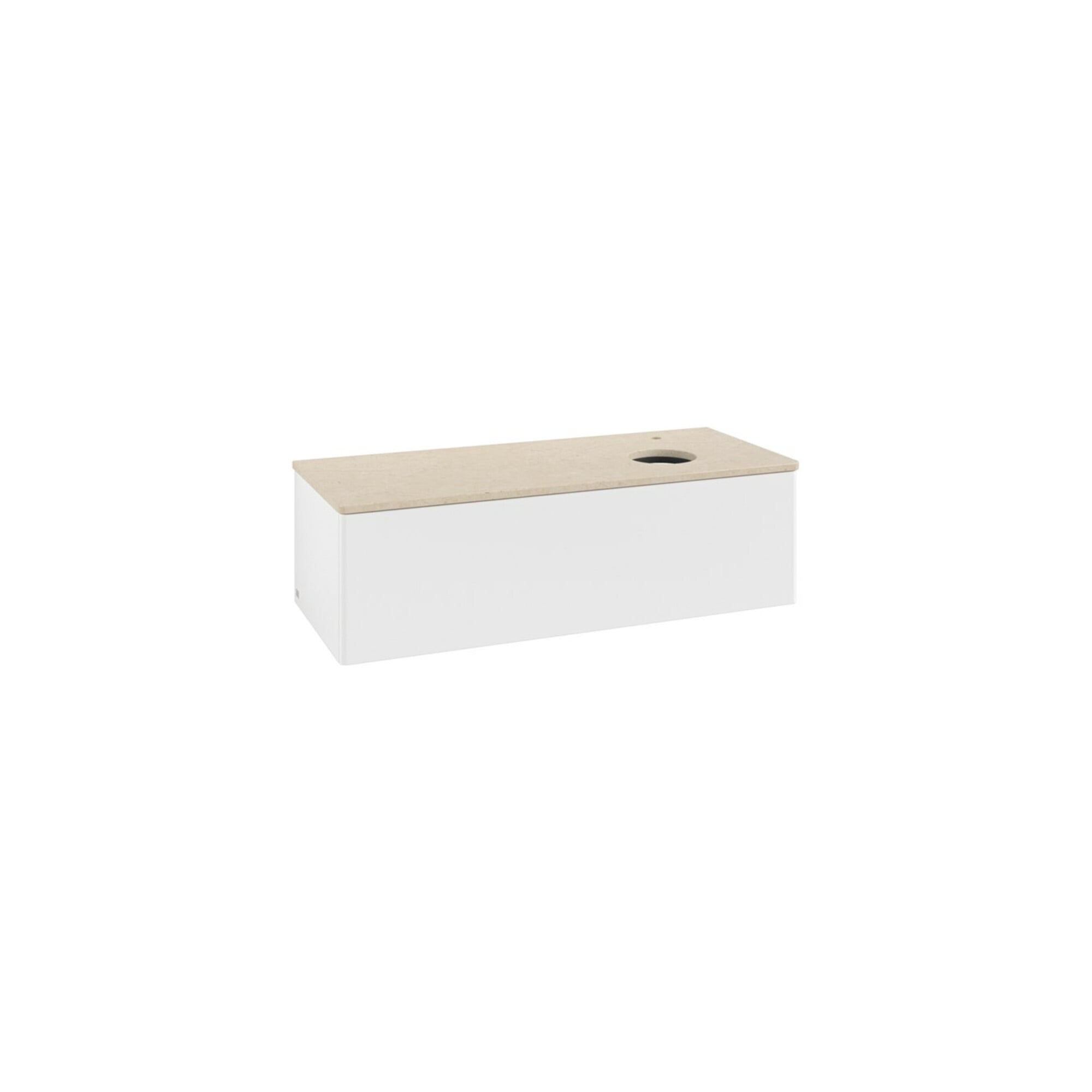 V&B Waschtischunterschrank ohne Frontstruktur, mit Beleuchtung Antao 120x36x50cm, HL, WBP botti., wh. m Lac ; Villeroy & Boch