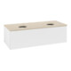 V&B Waschtischunterschrank ohne Frontstruktur, mit Beleuchtung Antao 120x36x50cm, HL, WBP botti., wh. m Lac-4