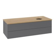 V&B Waschtischunterschrank ohne Frontstruktur, mit Beleuchtung Antao 120x36x50cm, HL, WBP hon. Oa, A m Lac-4