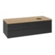 V&B Waschtischunterschrank ohne Frontstruktur, mit Beleuchtung Antao 120x36x50cm, HL, WBP hon. Oa, bla m Lac-1