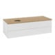 V&B Waschtischunterschrank ohne Frontstruktur, mit Beleuchtung Antao 120x36x50cm, HL, WBP hon. Oa, g wh. Lac-3