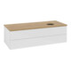 V&B Waschtischunterschrank ohne Frontstruktur, mit Beleuchtung Antao 120x36x50cm, HL, WBP hon. Oa, g wh. Lac-3