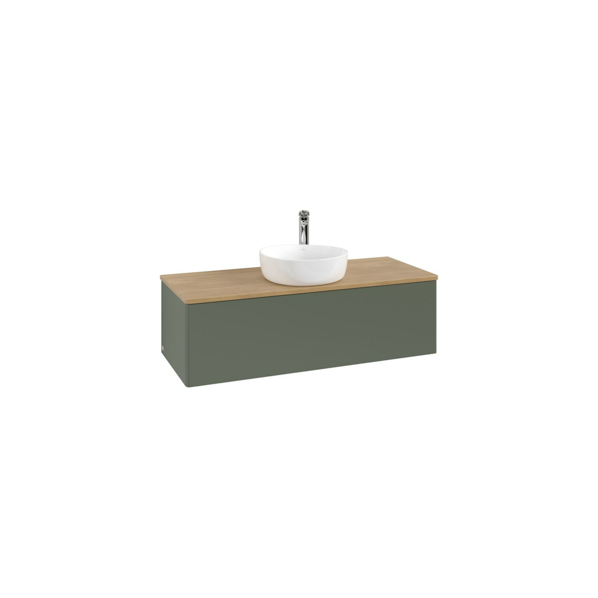 V&B Waschtischunterschrank ohne Frontstruktur, mit Beleuchtung Antao 120x36x50cm, HL, WBP hon. Oa, le g. m La ; Villeroy & Boch