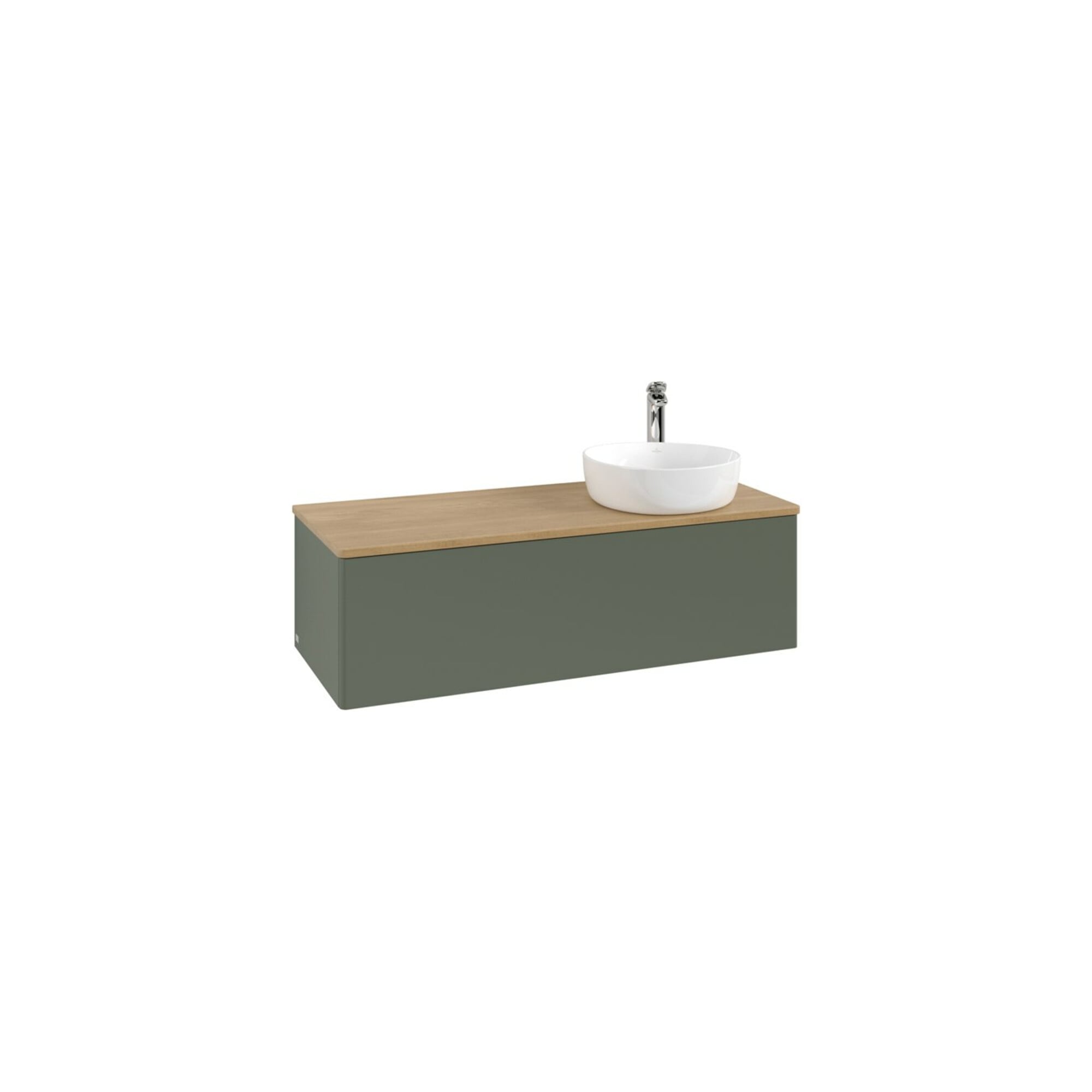 V&B Waschtischunterschrank ohne Frontstruktur, mit Beleuchtung Antao 120x36x50cm, HL, WBP hon. Oa, le g. m La ; Villeroy & Boch
