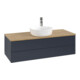 V&B Waschtischunterschrank ohne Frontstruktur, mit Beleuchtung Antao 120x36x50cm, HL, WBP hon. Oa, md b m Lac-1