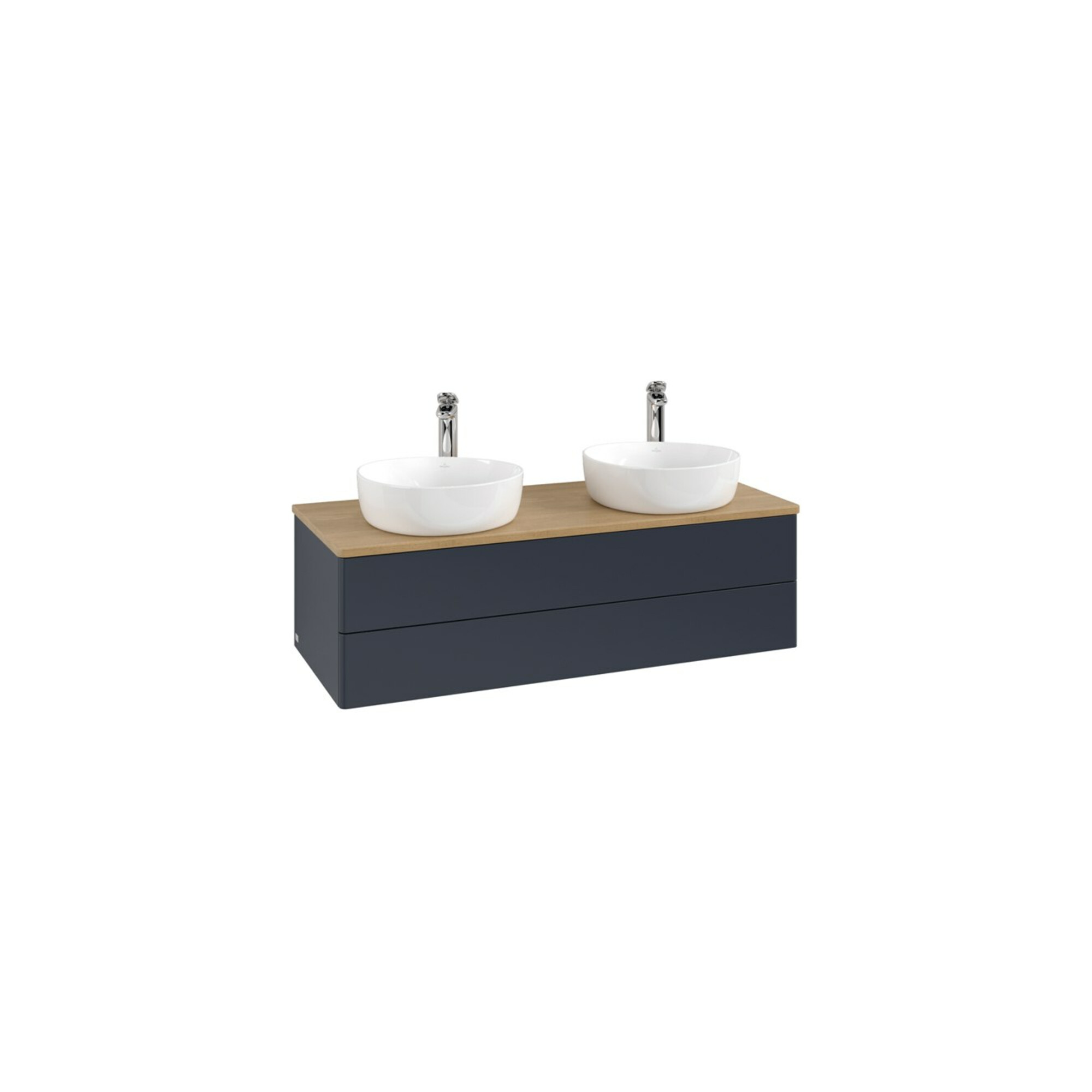 V&B Waschtischunterschrank ohne Frontstruktur, mit Beleuchtung Antao 120x36x50cm, HL, WBP hon. Oa, md b m Lac ; Villeroy & Boch