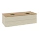 V&B Waschtischunterschrank ohne Frontstruktur, mit Beleuchtung Antao 120x36x50cm, HL, WBP hon. Oa, si G m Lac-1
