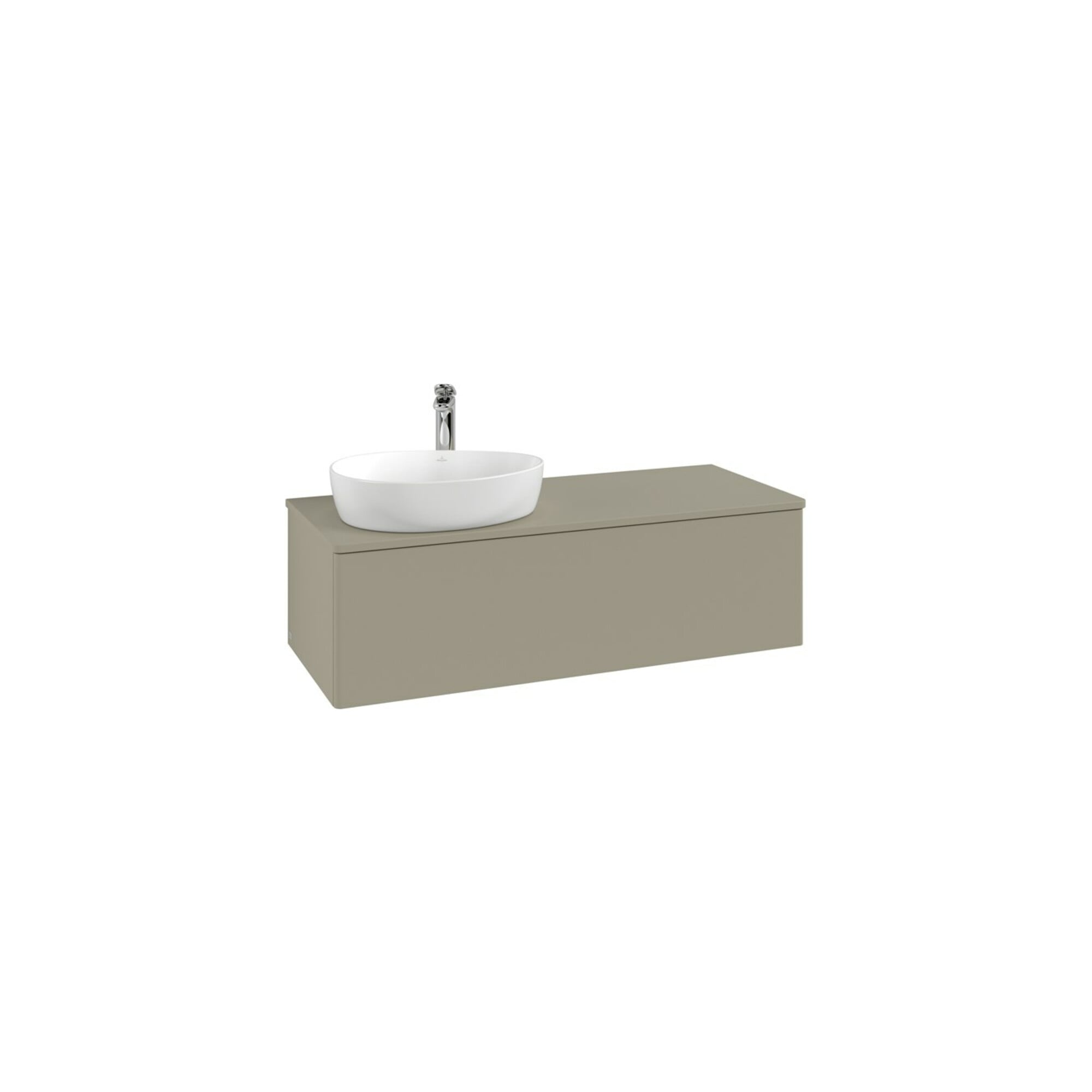 V&B Waschtischunterschrank ohne Frontstruktur, mit Beleuchtung Antao 120x36x50cm, HL, WBP Lac, wh. m Lac ; Villeroy & Boch