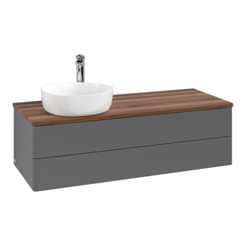 V&B Waschtischunterschrank ohne Frontstruktur, mit Beleuchtung Antao 120x36x50cm, HL, WBP w wa, A m Lac