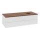 V&B Waschtischunterschrank ohne Frontstruktur, mit Beleuchtung Antao 120x36x50cm, HL, WBP w. wal, glo wh. Lac-3