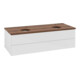 V&B Waschtischunterschrank ohne Frontstruktur, mit Beleuchtung Antao 120x36x50cm, HL, WBP w. wal, glo wh. Lac-3