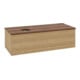 V&B Waschtischunterschrank ohne Frontstruktur, mit Beleuchtung Antao 120x36x50cm, HL, WBP w. wal, hon. Oa-4
