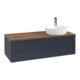 V&B Waschtischunterschrank ohne Frontstruktur, mit Beleuchtung Antao 120x36x50cm, HL, WBP w wal, md bl. m Lac-3