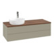 V&B Waschtischunterschrank ohne Frontstruktur, mit Beleuchtung Antao 120x36x50cm, HL, WBP w wal, st. Gr m Lac-1