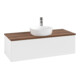 V&B Waschtischunterschrank ohne Frontstruktur, mit Beleuchtung Antao 120x36x50cm, HL, WBP w. wal, wh. m Lac-3